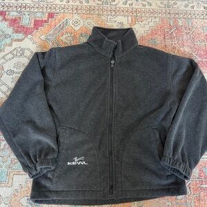 Kids Gray Fleece Jacket